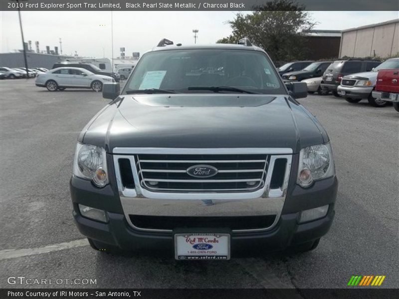 Black Pearl Slate Metallic / Charcoal Black 2010 Ford Explorer Sport Trac Limited