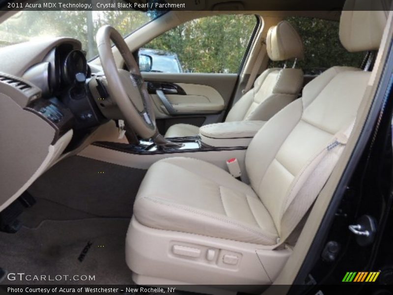 Crystal Black Pearl / Parchment 2011 Acura MDX Technology