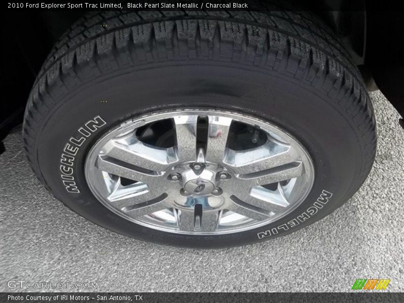 Black Pearl Slate Metallic / Charcoal Black 2010 Ford Explorer Sport Trac Limited