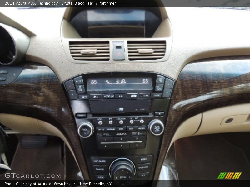Crystal Black Pearl / Parchment 2011 Acura MDX Technology