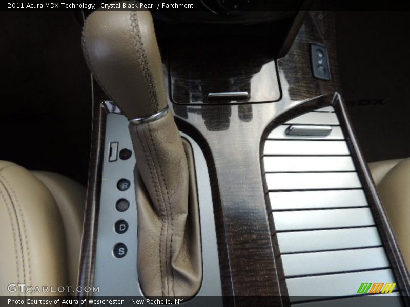 Crystal Black Pearl / Parchment 2011 Acura MDX Technology