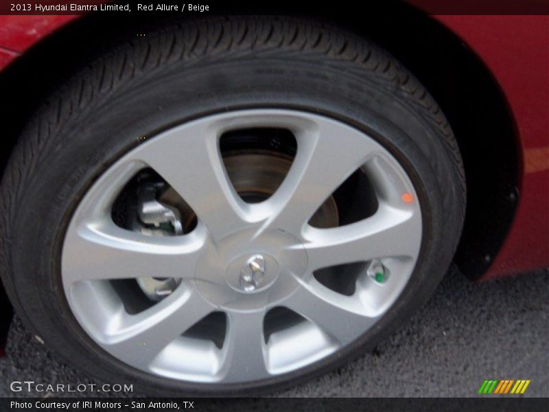 Red Allure / Beige 2013 Hyundai Elantra Limited