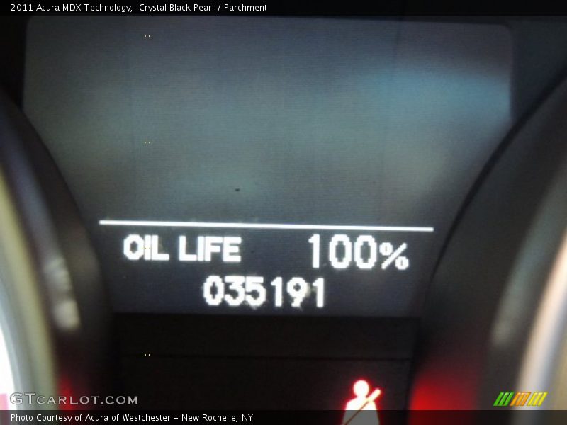 Crystal Black Pearl / Parchment 2011 Acura MDX Technology