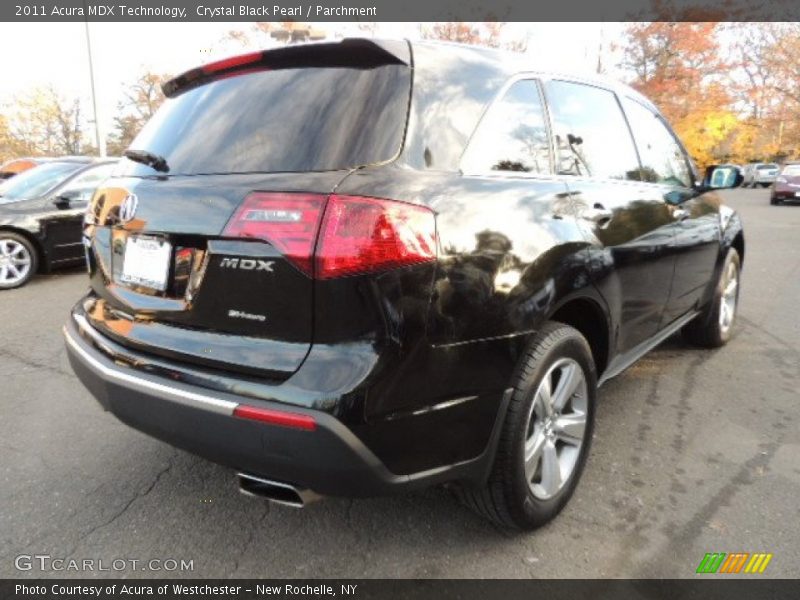 Crystal Black Pearl / Parchment 2011 Acura MDX Technology