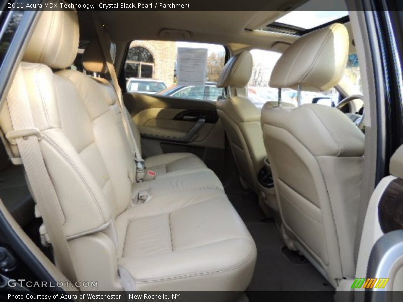 Crystal Black Pearl / Parchment 2011 Acura MDX Technology