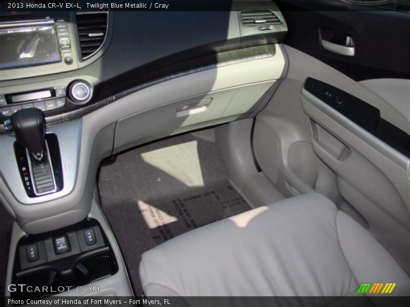 Twilight Blue Metallic / Gray 2013 Honda CR-V EX-L