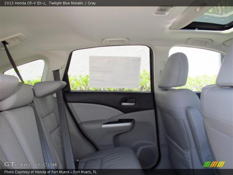 Twilight Blue Metallic / Gray 2013 Honda CR-V EX-L