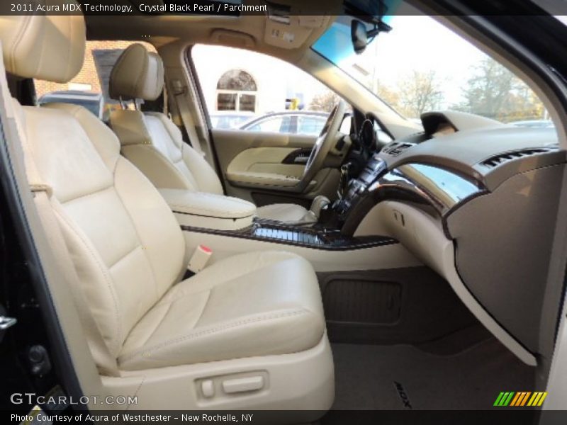 Crystal Black Pearl / Parchment 2011 Acura MDX Technology