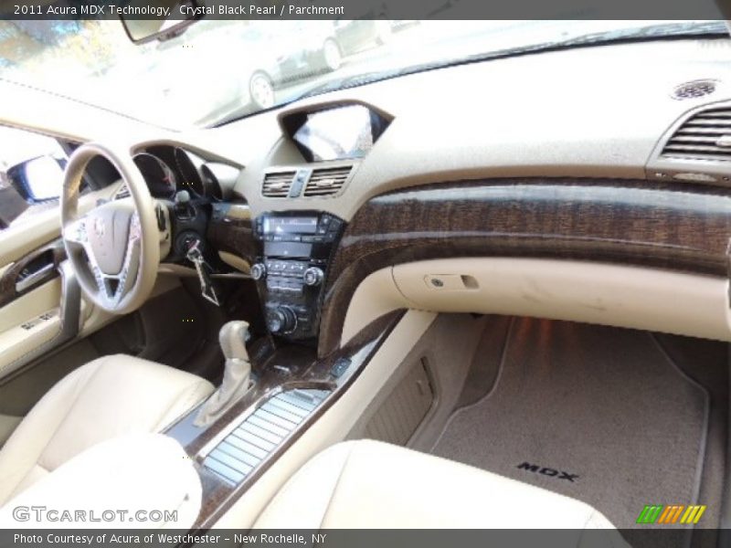 Crystal Black Pearl / Parchment 2011 Acura MDX Technology