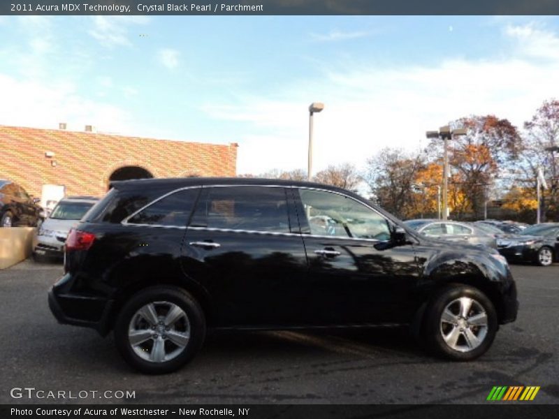 Crystal Black Pearl / Parchment 2011 Acura MDX Technology