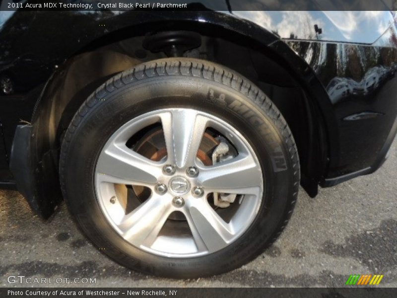 Crystal Black Pearl / Parchment 2011 Acura MDX Technology