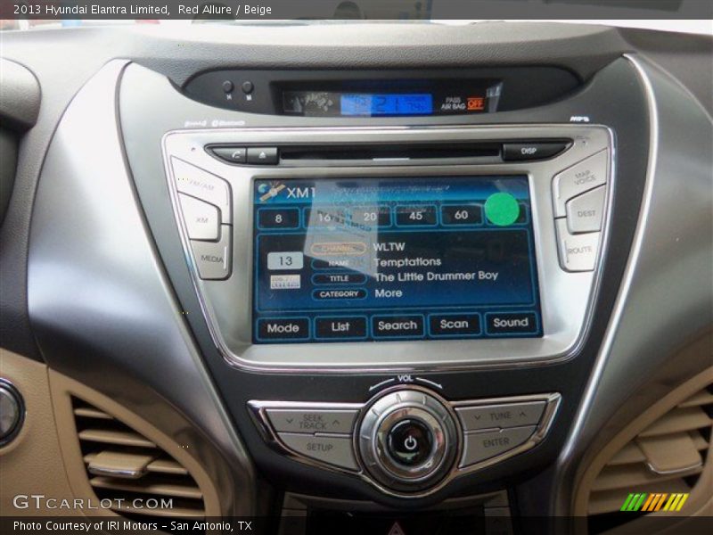 Red Allure / Beige 2013 Hyundai Elantra Limited