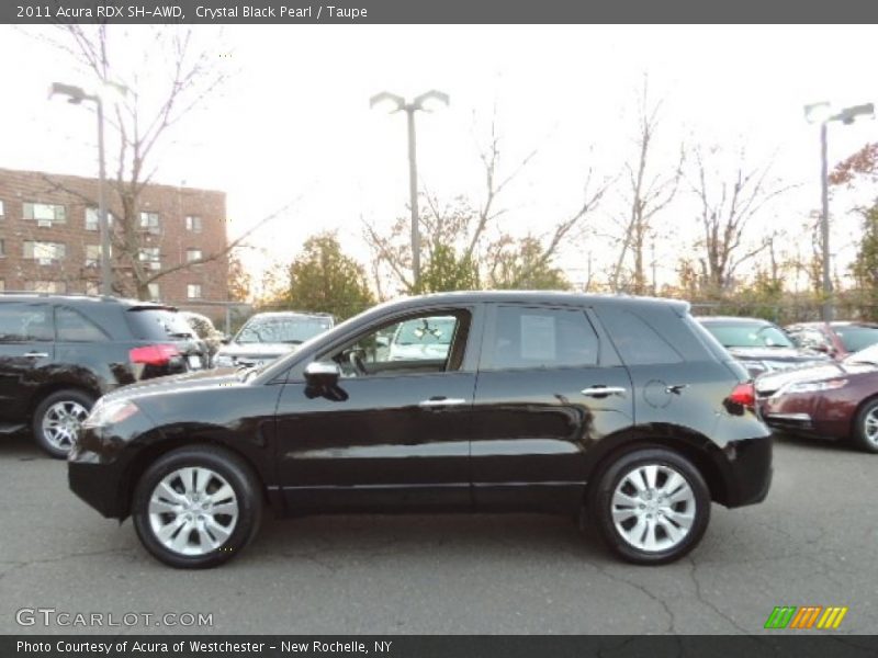 Crystal Black Pearl / Taupe 2011 Acura RDX SH-AWD