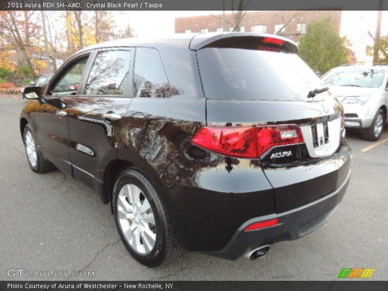 Crystal Black Pearl / Taupe 2011 Acura RDX SH-AWD