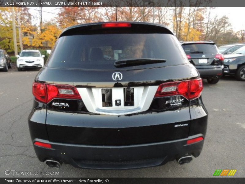 Crystal Black Pearl / Taupe 2011 Acura RDX SH-AWD