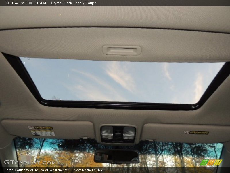 Crystal Black Pearl / Taupe 2011 Acura RDX SH-AWD