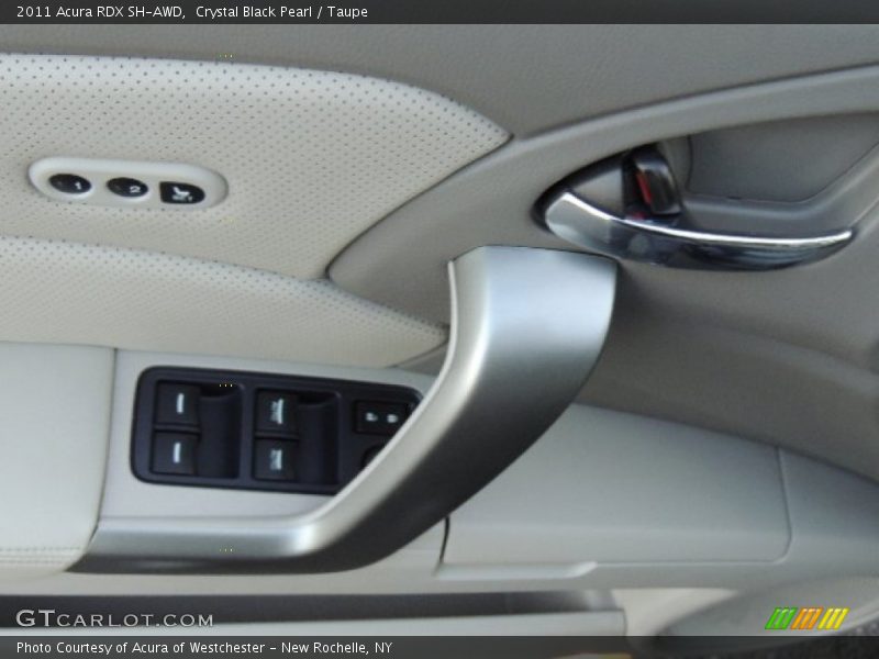 Crystal Black Pearl / Taupe 2011 Acura RDX SH-AWD