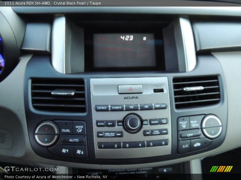 Crystal Black Pearl / Taupe 2011 Acura RDX SH-AWD