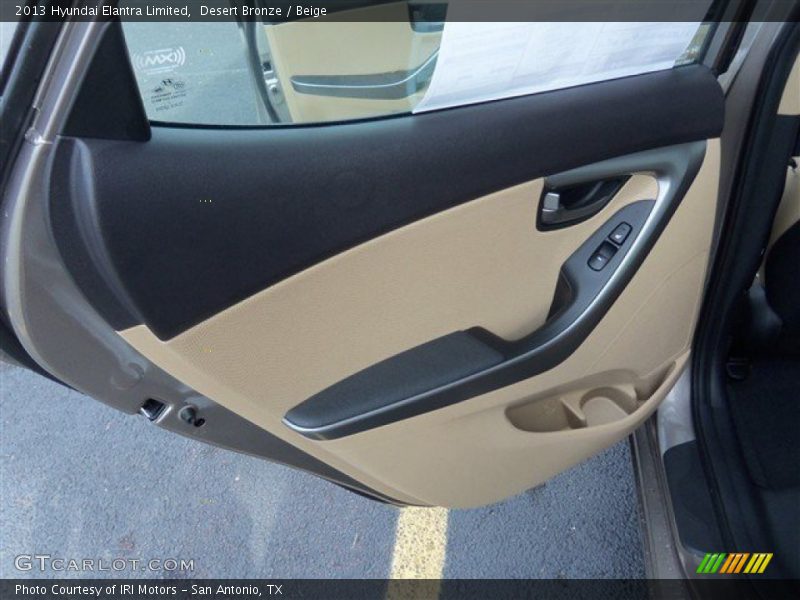 Desert Bronze / Beige 2013 Hyundai Elantra Limited