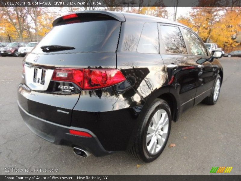 Crystal Black Pearl / Taupe 2011 Acura RDX SH-AWD