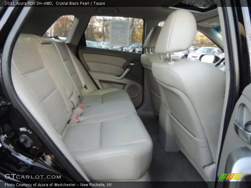 Crystal Black Pearl / Taupe 2011 Acura RDX SH-AWD