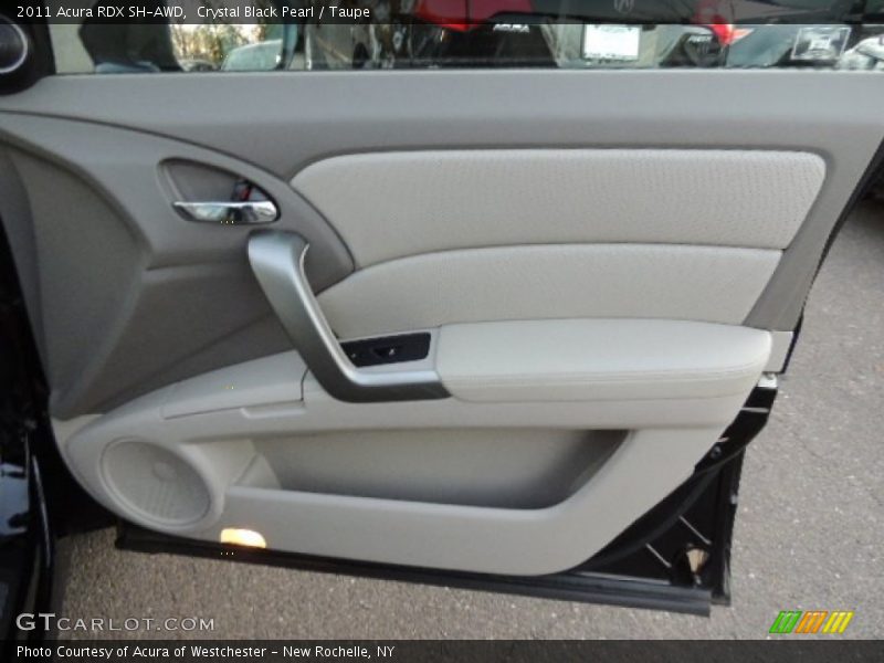 Crystal Black Pearl / Taupe 2011 Acura RDX SH-AWD