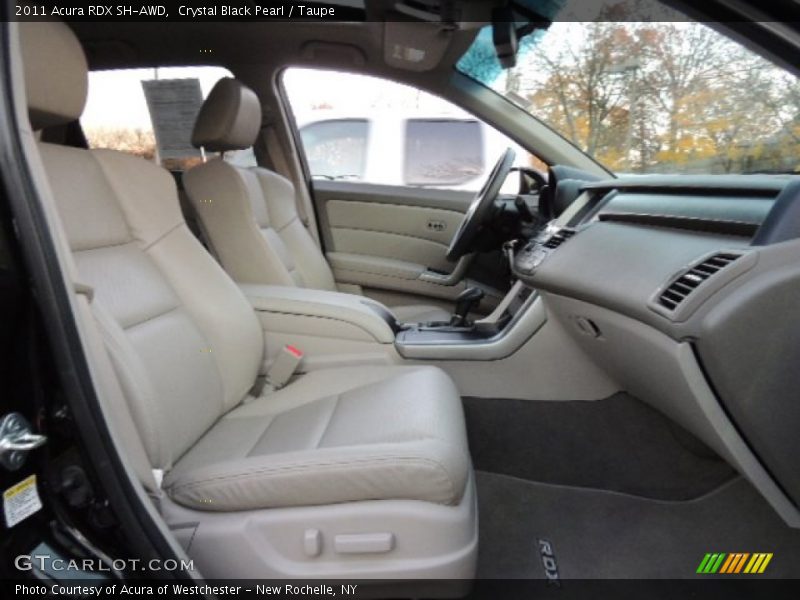 Crystal Black Pearl / Taupe 2011 Acura RDX SH-AWD