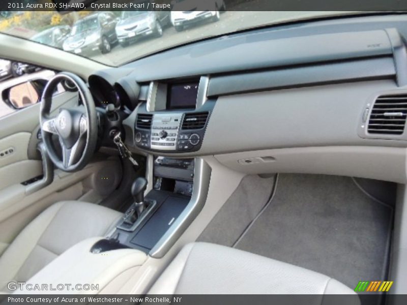 Crystal Black Pearl / Taupe 2011 Acura RDX SH-AWD