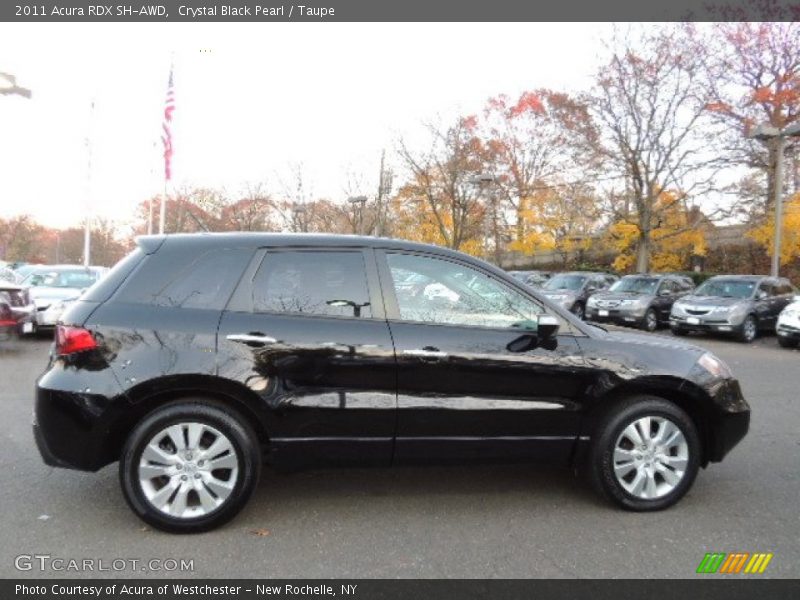 Crystal Black Pearl / Taupe 2011 Acura RDX SH-AWD