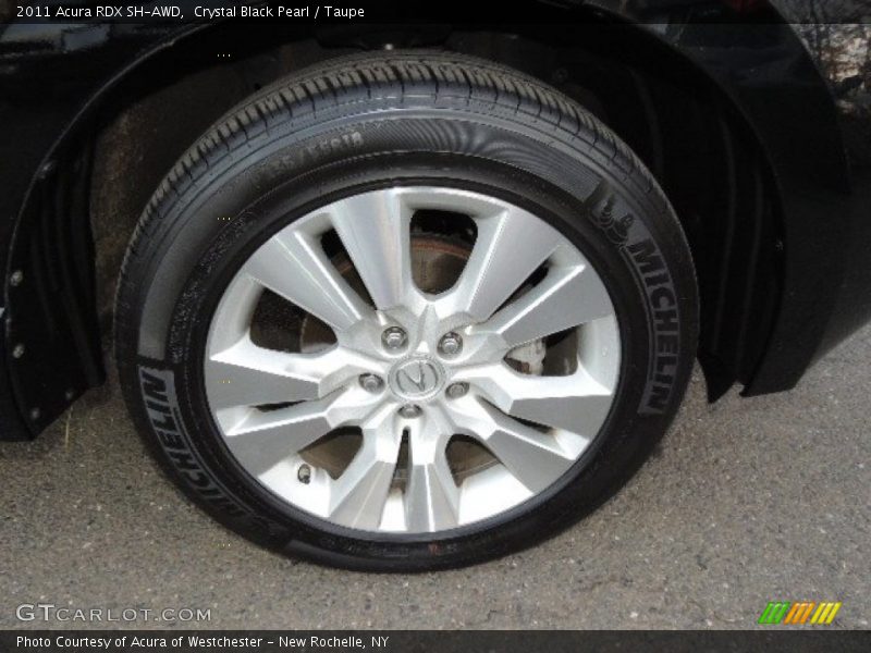 Crystal Black Pearl / Taupe 2011 Acura RDX SH-AWD