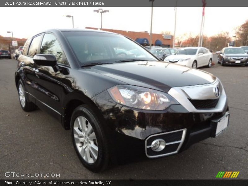 Crystal Black Pearl / Taupe 2011 Acura RDX SH-AWD