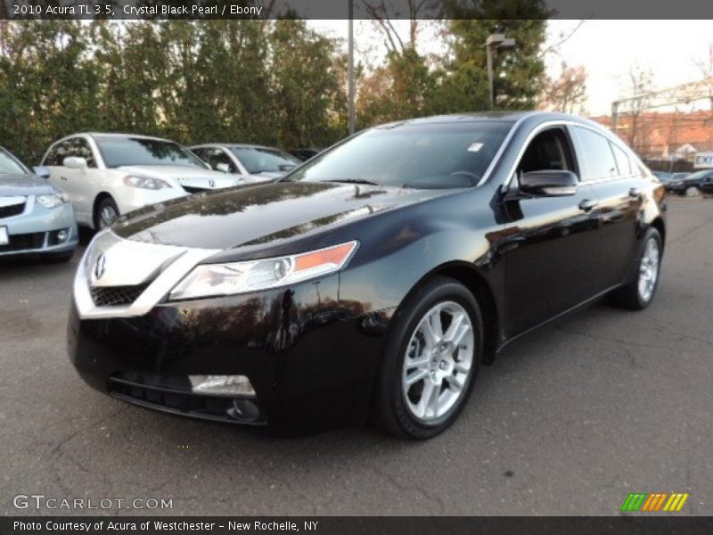 Crystal Black Pearl / Ebony 2010 Acura TL 3.5