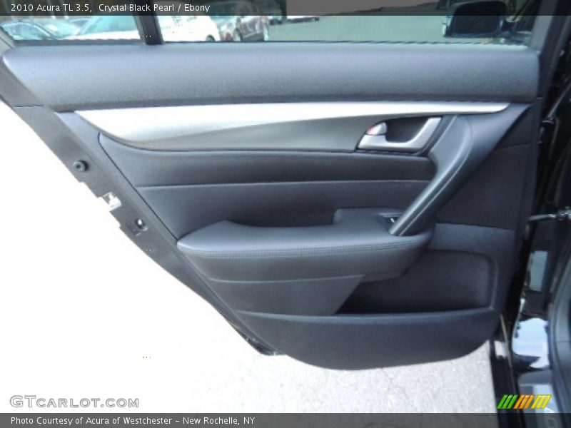 Crystal Black Pearl / Ebony 2010 Acura TL 3.5