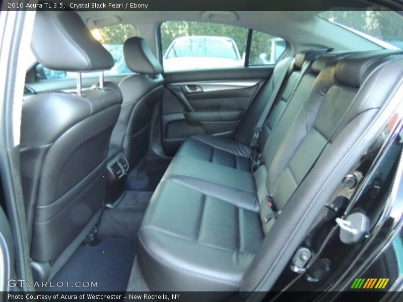 Crystal Black Pearl / Ebony 2010 Acura TL 3.5