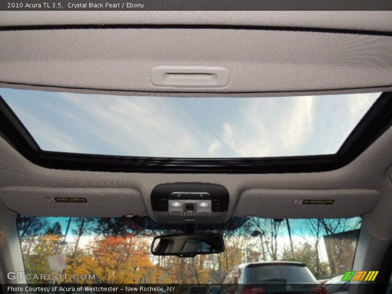 Crystal Black Pearl / Ebony 2010 Acura TL 3.5