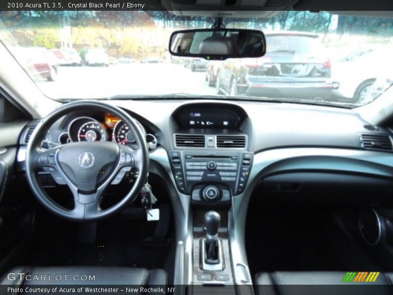 Crystal Black Pearl / Ebony 2010 Acura TL 3.5