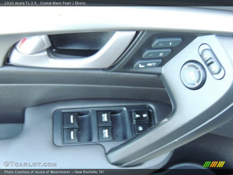 Crystal Black Pearl / Ebony 2010 Acura TL 3.5