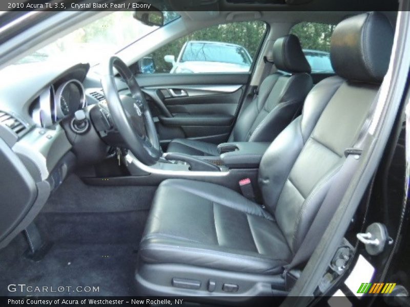 Crystal Black Pearl / Ebony 2010 Acura TL 3.5