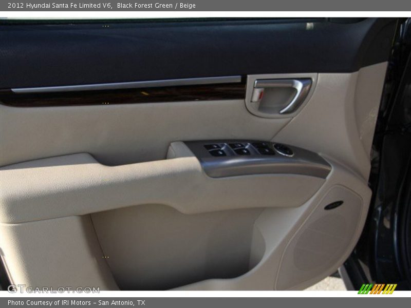 Black Forest Green / Beige 2012 Hyundai Santa Fe Limited V6