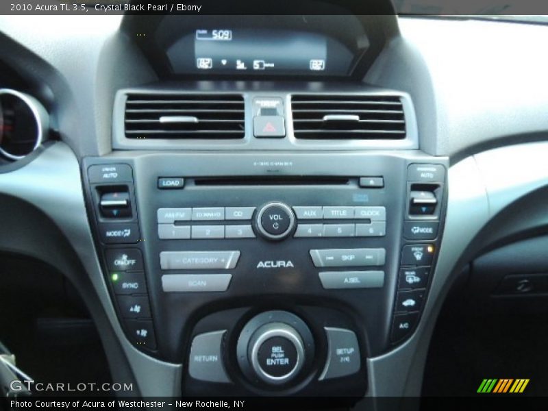 Crystal Black Pearl / Ebony 2010 Acura TL 3.5