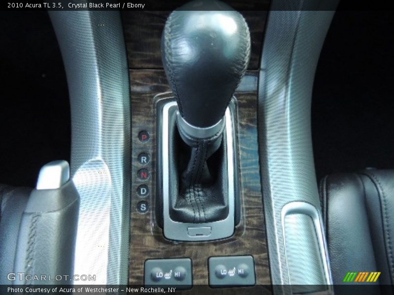 Crystal Black Pearl / Ebony 2010 Acura TL 3.5