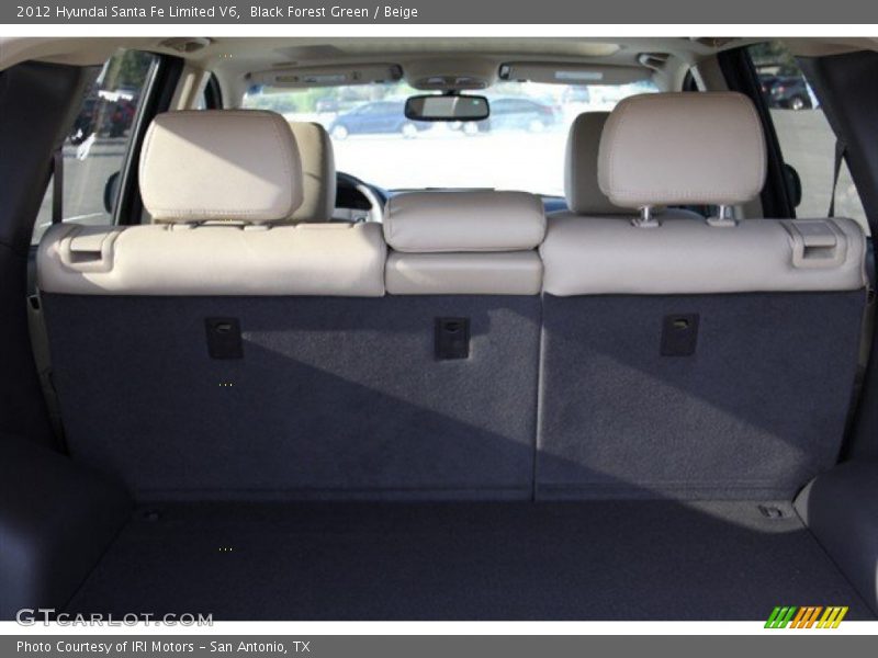 Black Forest Green / Beige 2012 Hyundai Santa Fe Limited V6