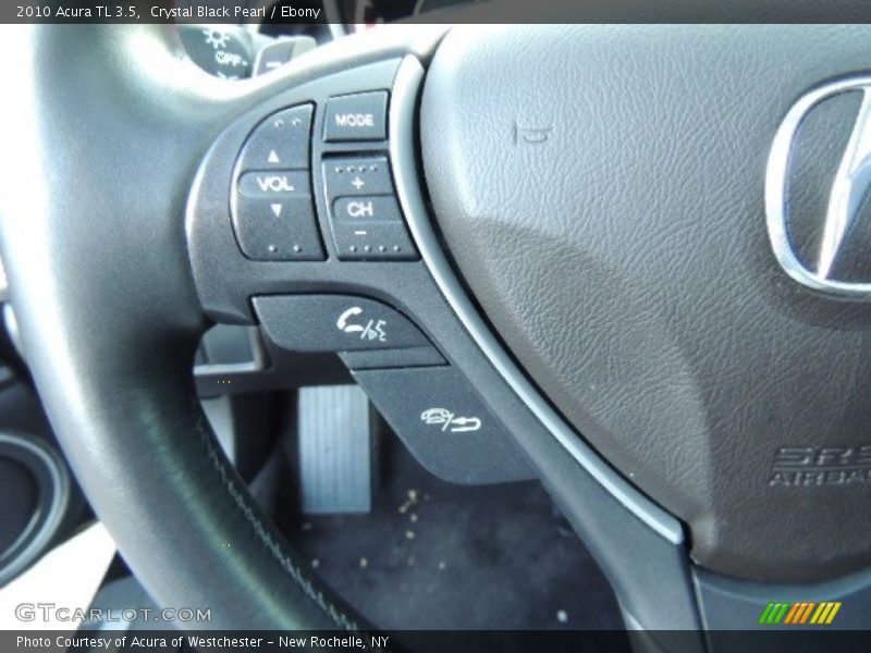 Crystal Black Pearl / Ebony 2010 Acura TL 3.5