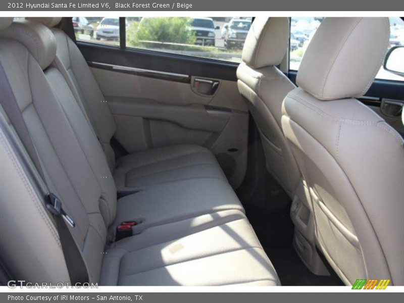 Black Forest Green / Beige 2012 Hyundai Santa Fe Limited V6