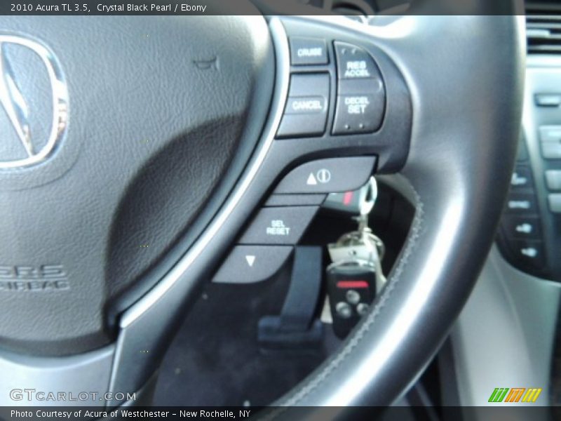 Crystal Black Pearl / Ebony 2010 Acura TL 3.5