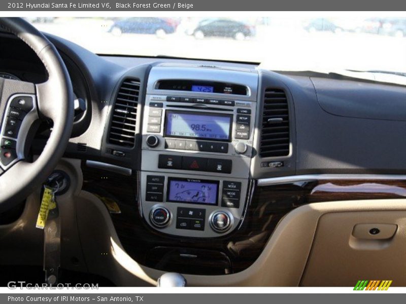 Black Forest Green / Beige 2012 Hyundai Santa Fe Limited V6