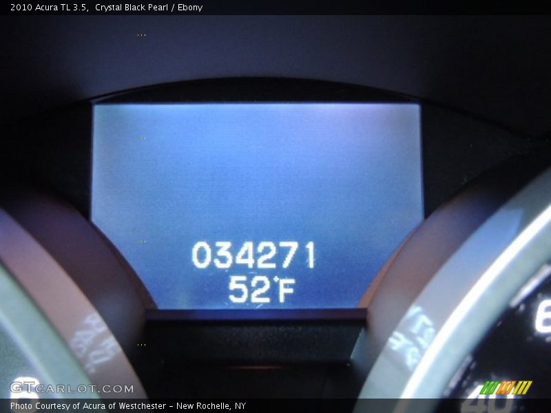 Crystal Black Pearl / Ebony 2010 Acura TL 3.5