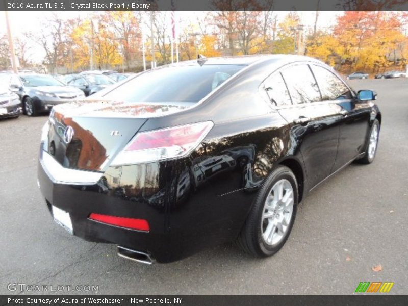Crystal Black Pearl / Ebony 2010 Acura TL 3.5