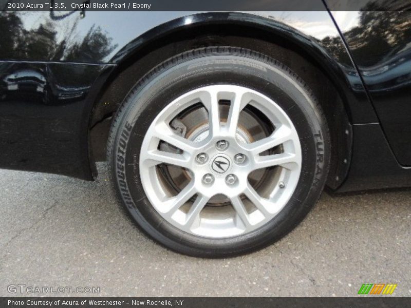 Crystal Black Pearl / Ebony 2010 Acura TL 3.5