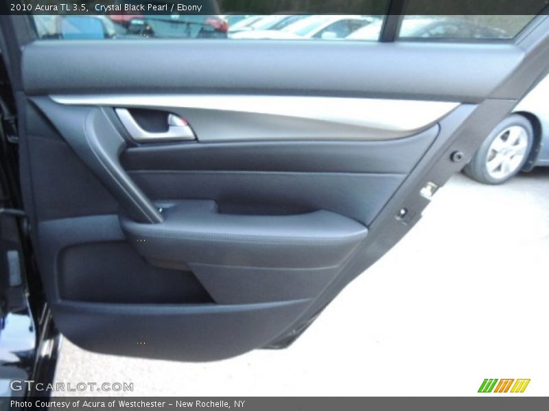 Crystal Black Pearl / Ebony 2010 Acura TL 3.5